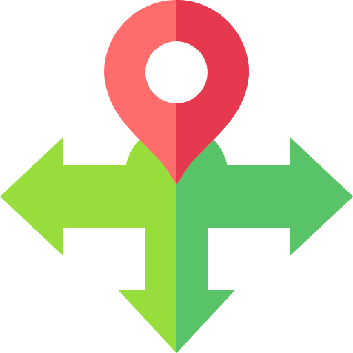 Direction Basic Straight Flat icon