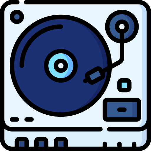 Turntable Special Lineal color icon