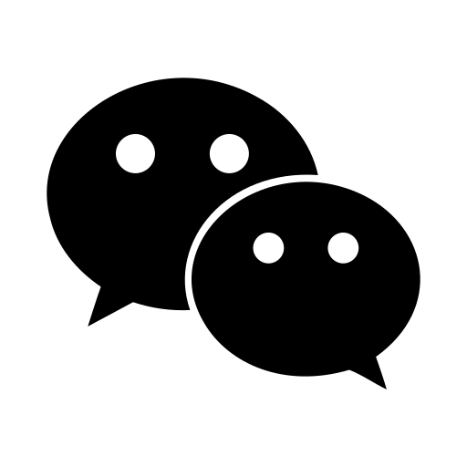 wechat Generic Glyph Icône