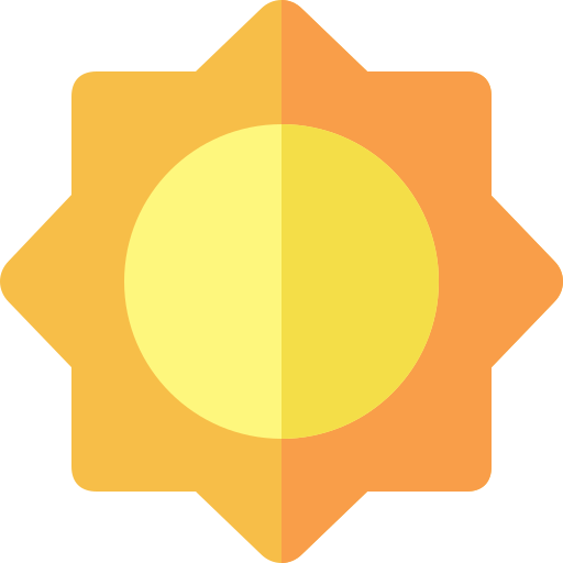 太陽 Basic Rounded Flat icon