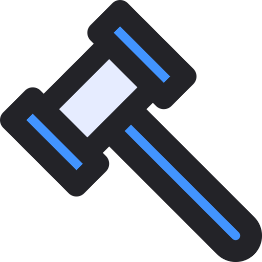 hammer Generic Outline Color icon