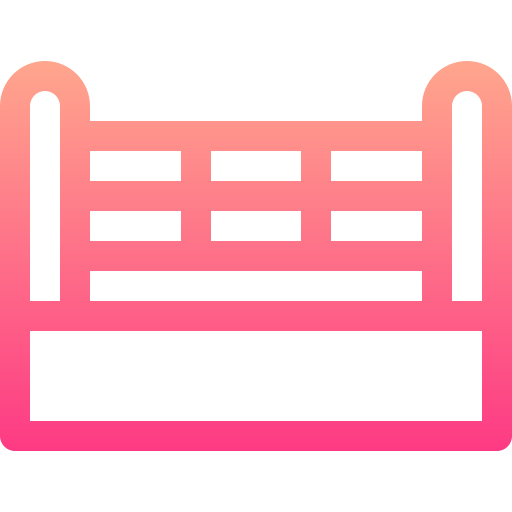 Boxing Basic Gradient Lineal color icon