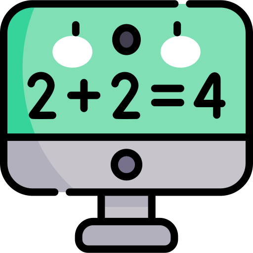 mathe Kawaii Lineal color icon