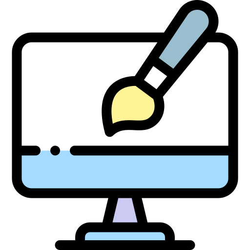 Web design Detailed Rounded Lineal color icon