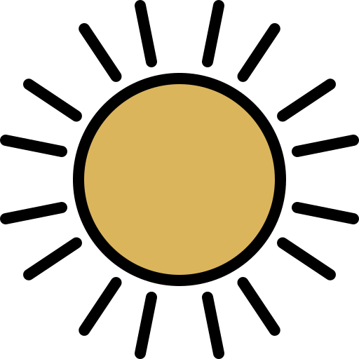 sonnig Generic Outline Color icon