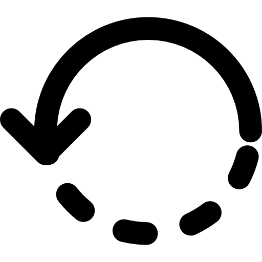 元に戻す Basic Black Outline icon