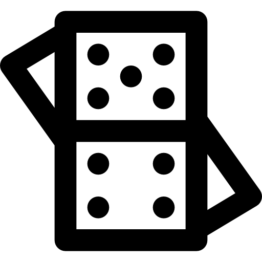 Domino Basic Black Outline icon