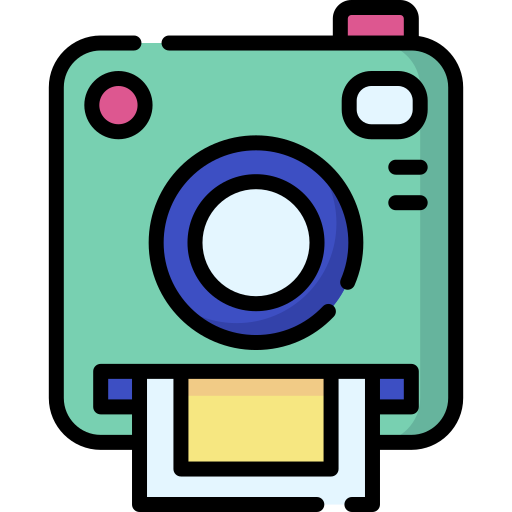 polaroidkamera Special Lineal color icon