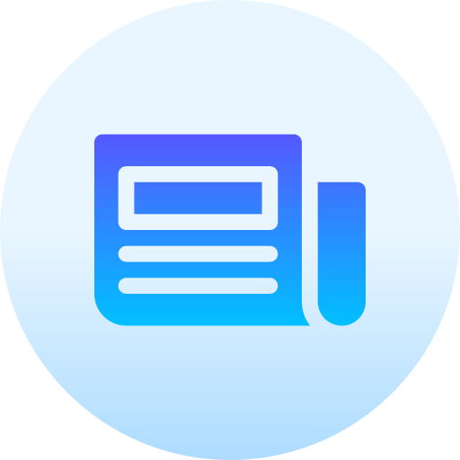 zeitung Basic Gradient Circular icon