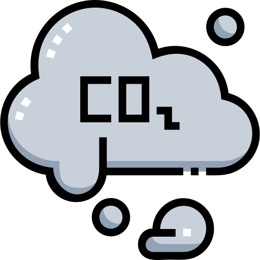 co2 Detailed Straight Lineal color icon