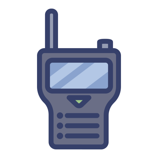 walkie talkie Generic Outline Color icon