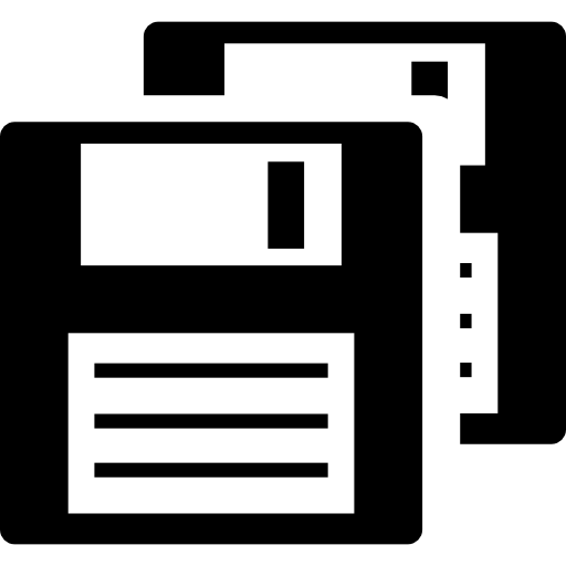 Floppy disks pair  icon