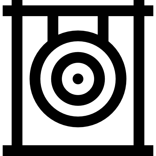 Gong Basic Straight Lineal icon