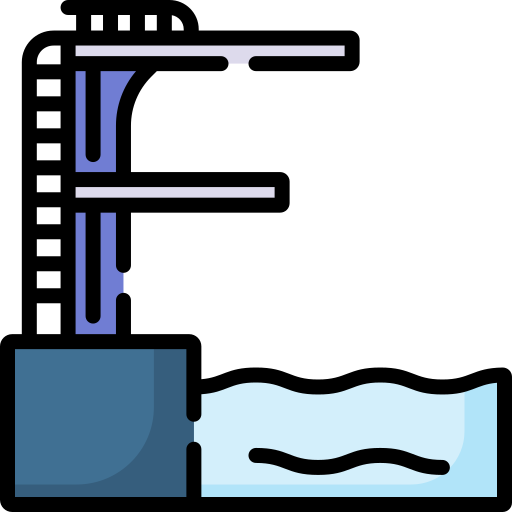 trampolin Special Lineal color icon