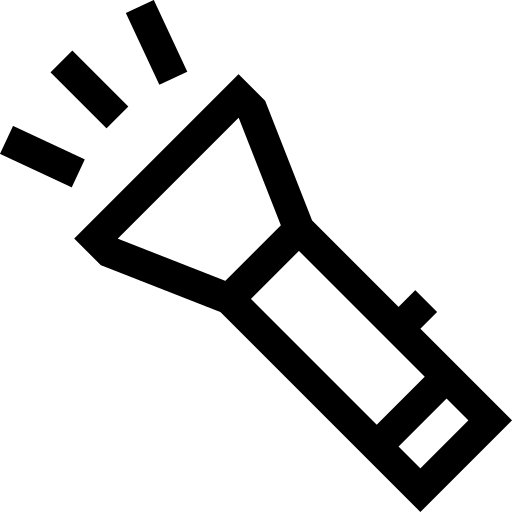 lanterna Basic Straight Lineal Ícone