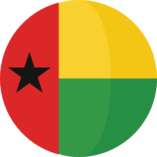 guinée bissau Roundicons Circle flat Icône