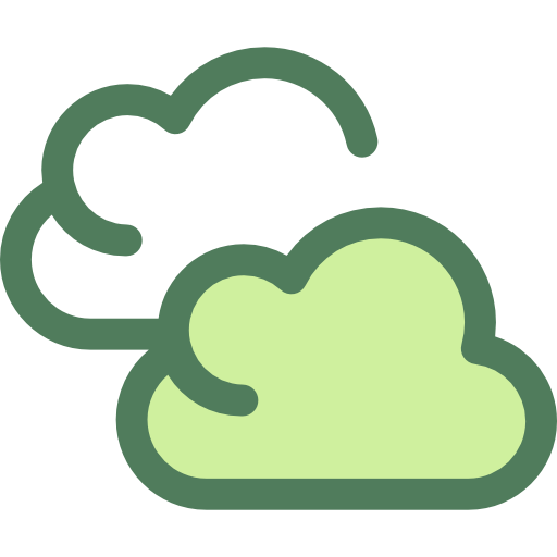 Cloud computing Monochrome Green icon