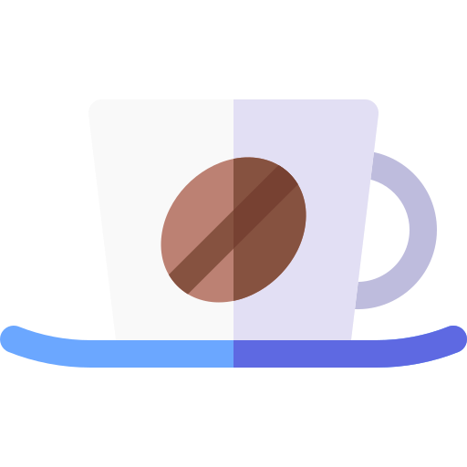 Coffee Basic Rounded Flat icon