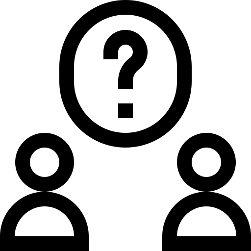 faq Basic Straight Lineal Icône