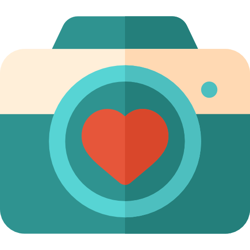 fotoapparat Basic Rounded Flat icon