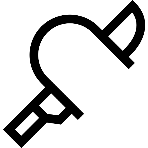 faca Basic Straight Lineal Ícone