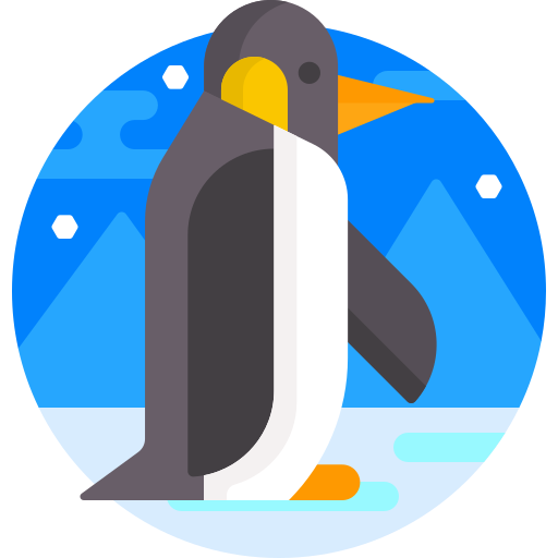 ペンギン Detailed Flat Circular Flat icon