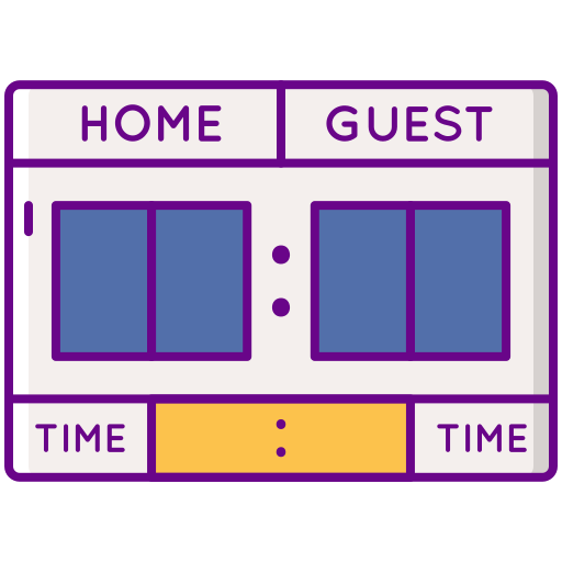 Scoreboard Flaticons Lineal Color icon