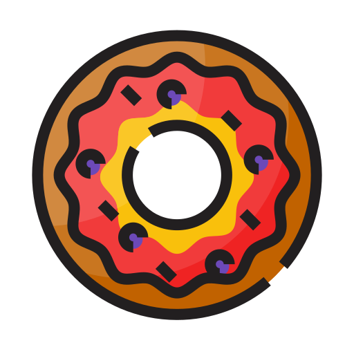 krapfen Generic Outline Color icon