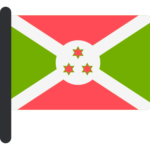 burundi Flags Mast Icône