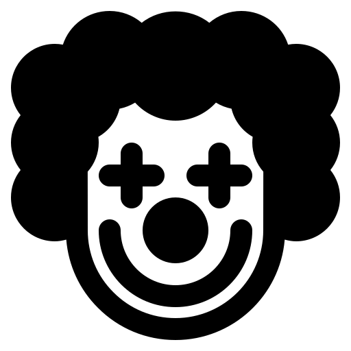 palhaço Generic Glyph Ícone