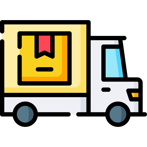 Delivery truck Special Lineal color icon