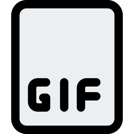 gif Pixel Perfect Lineal Color ikona