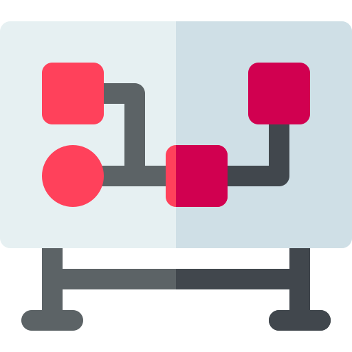 mapa Basic Rounded Flat Ícone