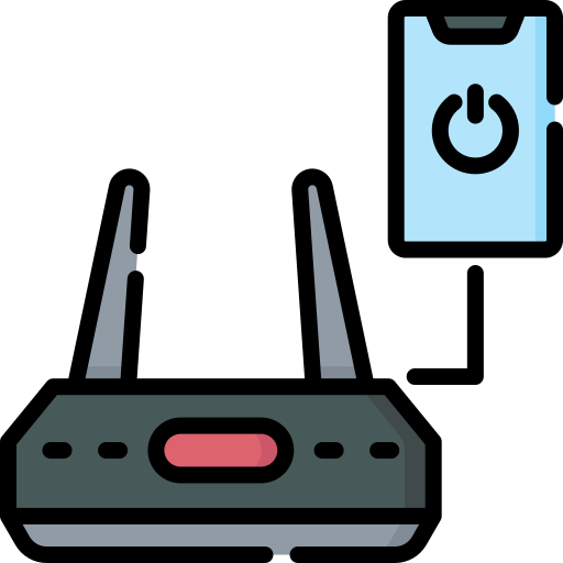 wlan router Special Lineal color icon