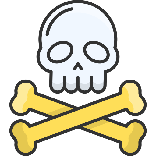 Death Generic Outline Color icon