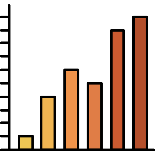 statistiken Icons Responsive Color 128px icon