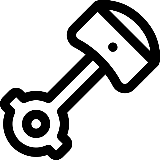 piston Basic Rounded Lineal Icône