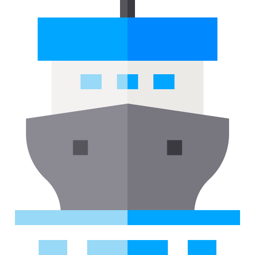 Ship Basic Straight Flat icon