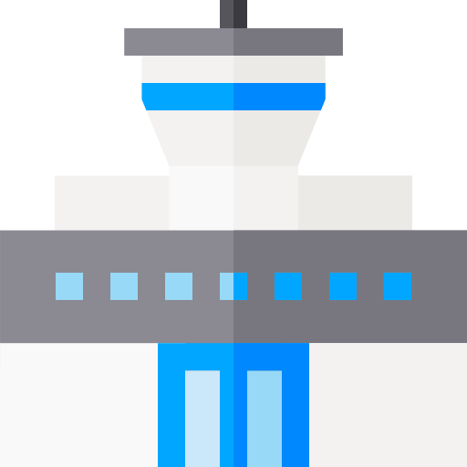 Airport Basic Straight Flat icon