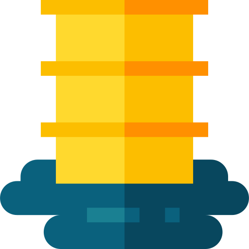 nuclear Basic Straight Flat Ícone