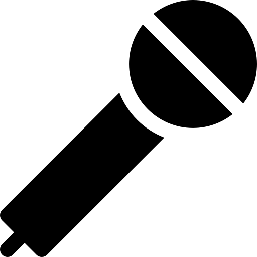 microfono Basic Rounded Filled icona