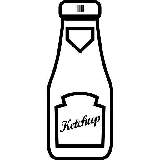 Ketchup bottle  icon