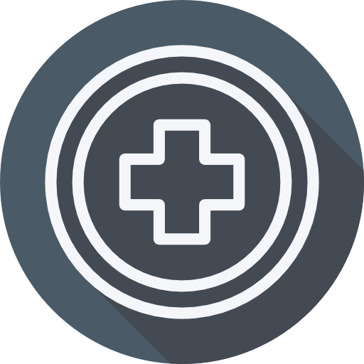 krankenhaus Cursor creative Flat Circular icon