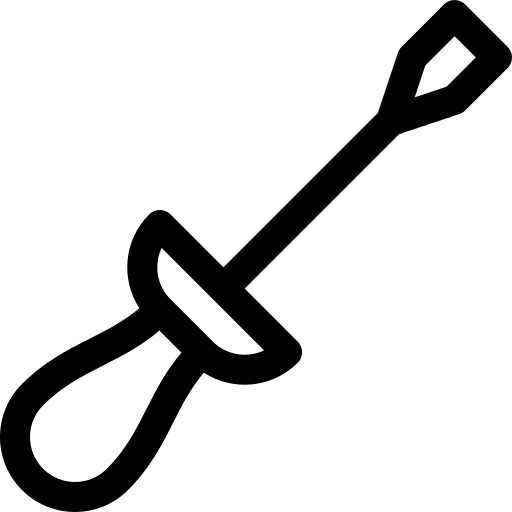 Screwdriver Basic Rounded Lineal icon