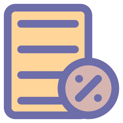 kassenbon Generic Outline Color icon