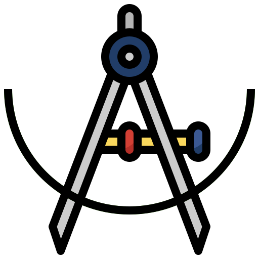 나침반 Surang Lineal Color icon