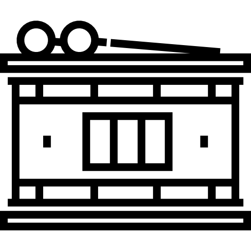 trommel Detailed Straight Lineal icon