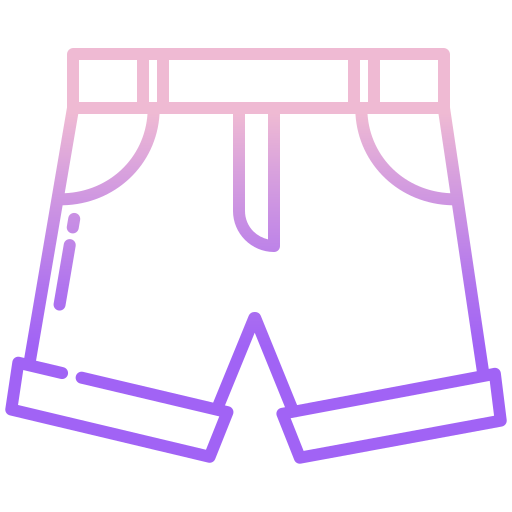 korte broek Icongeek26 Outline Gradient icoon