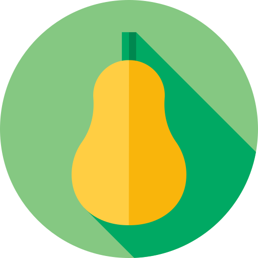 Pear Flat Circular Flat icon