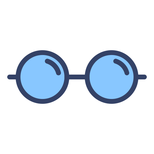 brille Generic Outline Color icon